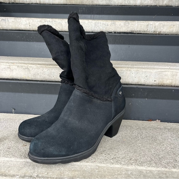Anne Klein Sport Harvest black Faux suede and Fur Cold Weather Booties - Picture 16 of 16